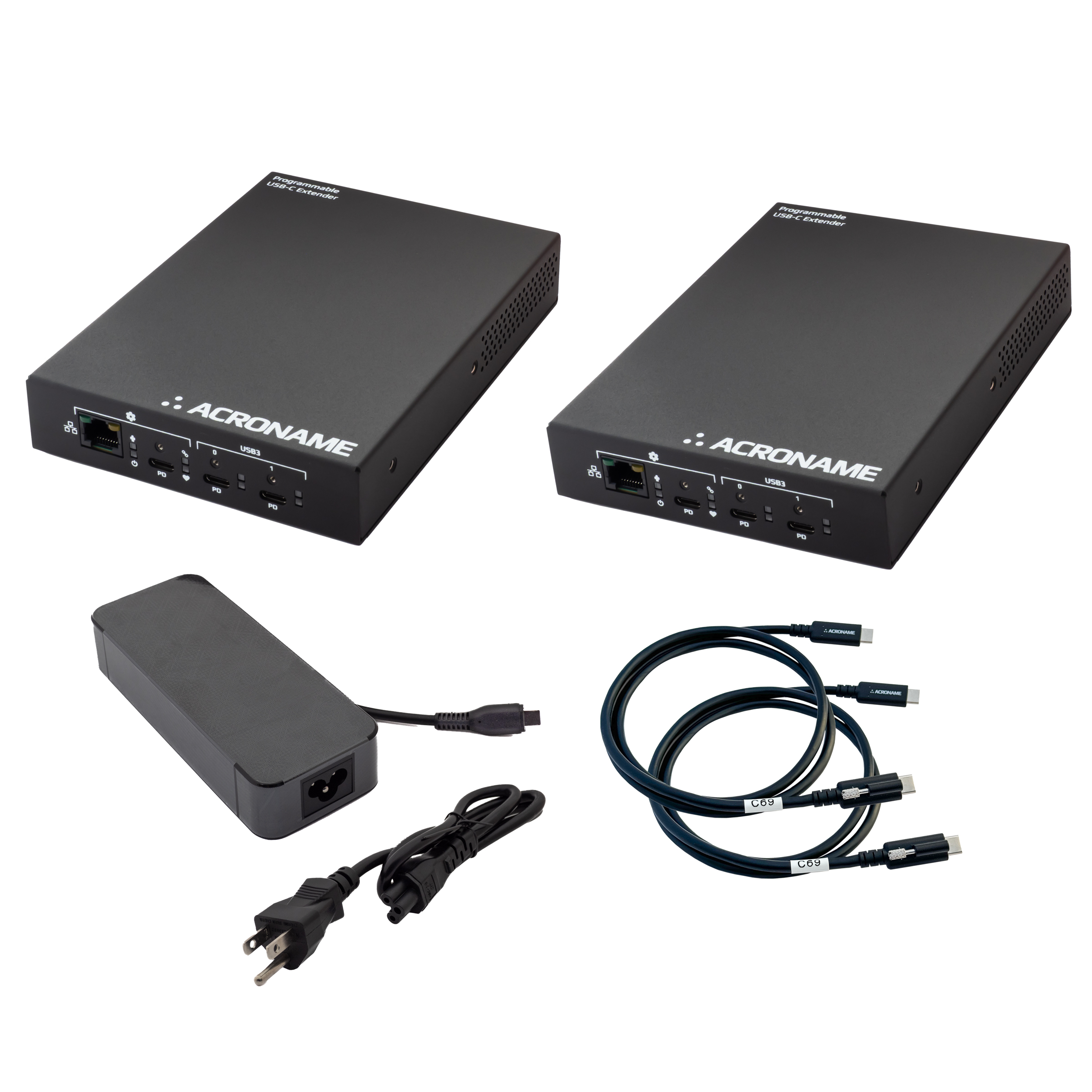 USBExt3c Managed USB Extender and Switcher Standard Kit | Acroname